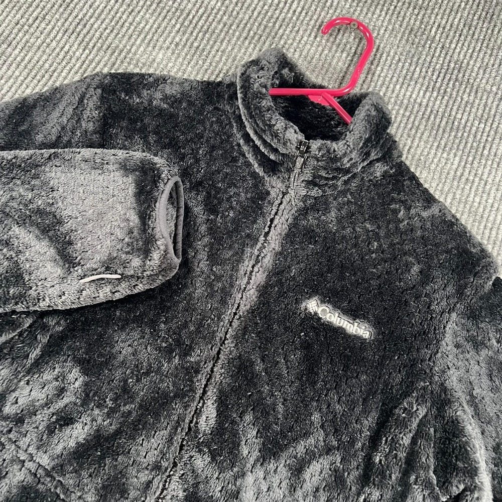 Columbia Interchange Jacket Womens Small Black Long Sleeve Full Zip Mock Neck